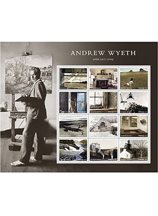 USPS - Andrew Wyeth Sheet Of 12 First Class Postage Stamps American Artist Paintings Scott 5212A - Image 1