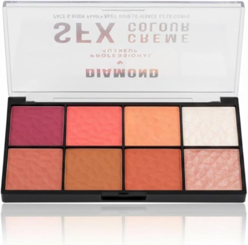 Colors HIGHTLIGTER Palette Makeup,Rose Gold Brown Nude Matte Shimmer Eye Shadow Powder Palette,Naturing-Looking Long Lasting Waterproof- cover 8 COLORS