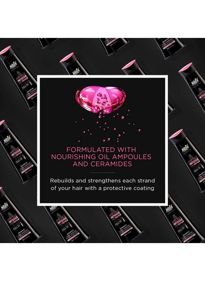 Natural Formula - Ampoule Intense Hair Shampoo Professional Ampoule Treatment With Natural Oils Repair Restore And Nourish Damaged Dry And Colortreated Hair Paraben And Sls Free 13.5 Fl Oz - Image 1