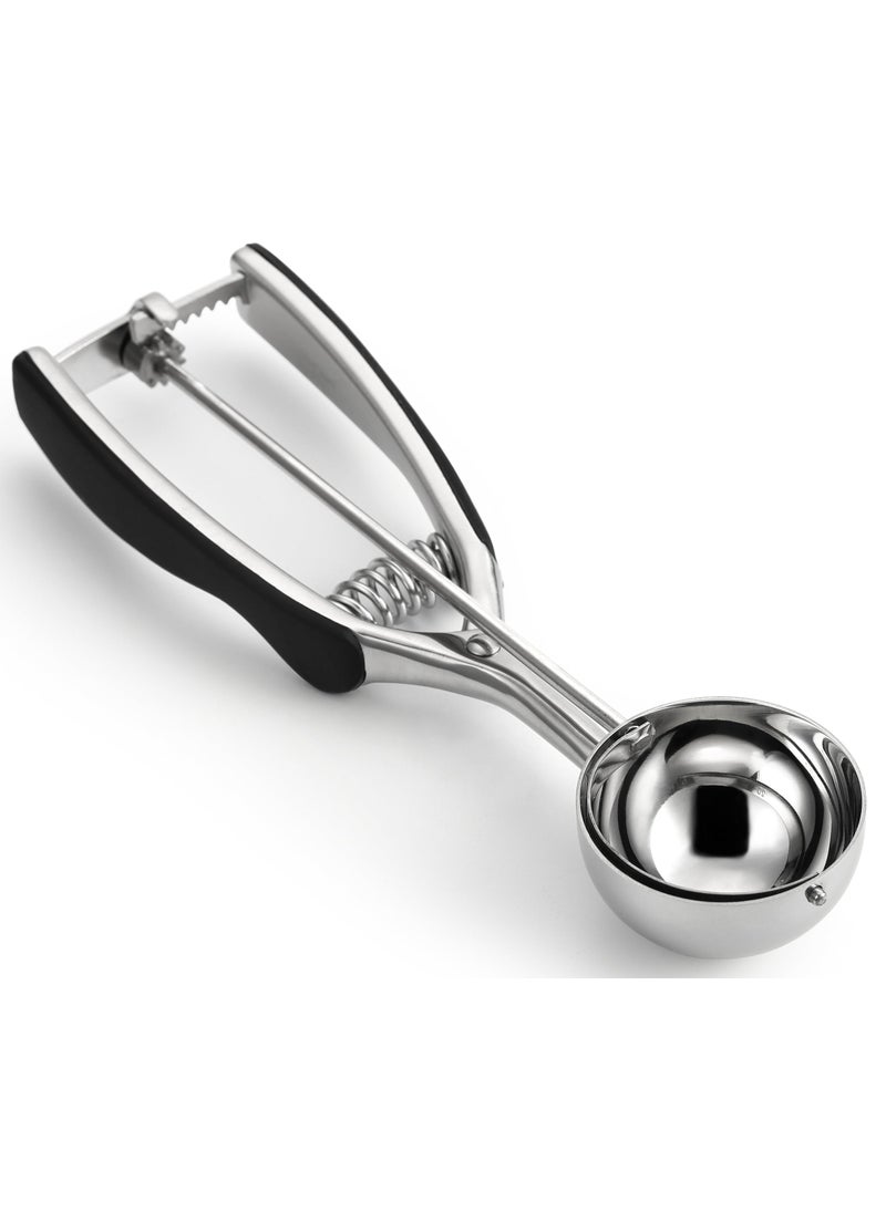 Spring Chef Spring Chef Large 20 Stainless Steel Cookie Scoop for Baking Multifunctional Cookie Dough Scoop with Trigger Release  Dishwasher Safe Melon Baller  293 Tablespoon Food Scooper for Kitchen  Black 