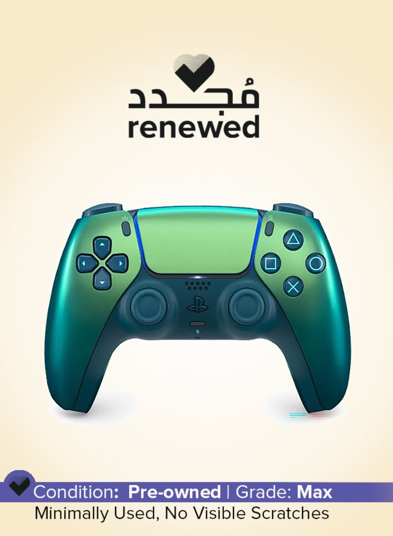 سوني مجدد - وحدة تحكم لاسلكية DualSense لجهاز PlayStation 5 (نسخة دولية) - كروم تيل - Image 1