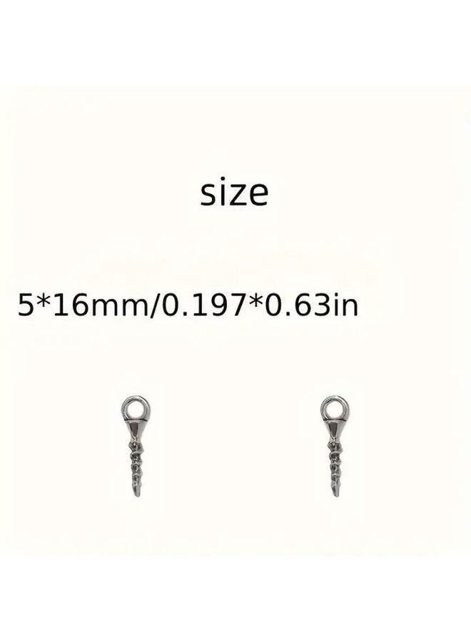 100pcs Golden Mini DIY Hole Screws For Walls Wood Picture Frames Cabinets - Image 4