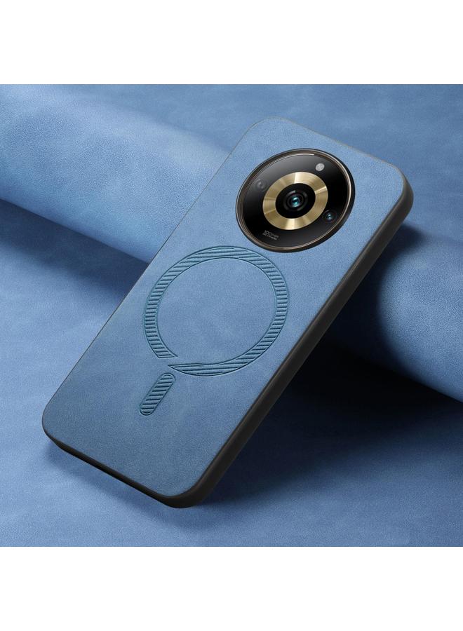 S-TOP Case For Realme 12 Pro+ Retro MagSafe Magnetic PU Back Cover Phone Case - Image 4