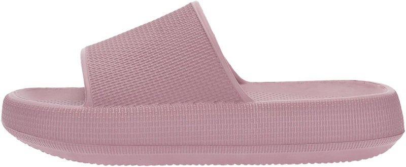 BRONAX Pillow Slippers for Women and Men | House Slides Shower Sandals | Cushioned Thick Sole 40-41 Blush - Image 2