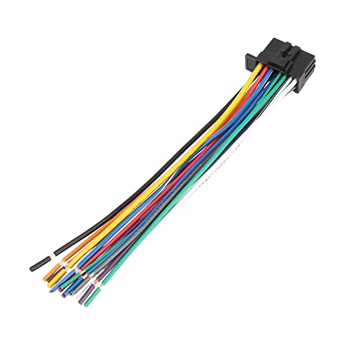 X AUTOHAUX موصل أسلاك مشغل الأقراص المدمجة X AUTOHAUX للسيارات 15 دبوس لكينوود - Image 4