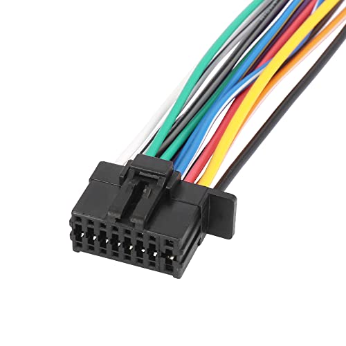 X AUTOHAUX موصل أسلاك مشغل الأقراص المدمجة X AUTOHAUX للسيارات 15 دبوس لكينوود - Image 5