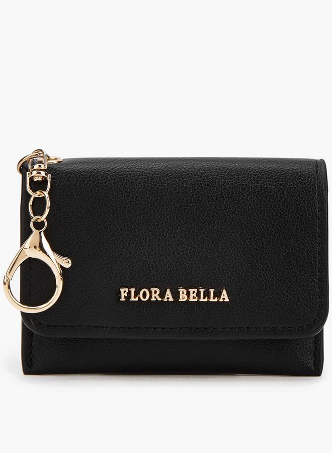 Flora Bella By Shoexpress Textured Bio-Fold Wallet With Keyring - Image 1