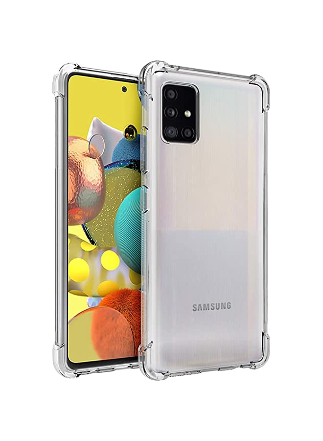 vesus Case for Samsung Galaxy A51 4G Case Cover Back Air Cushion Soft Silicone Shockproof Anti-Scratch Protective Bumper Shell Corner for Samsung Galaxy A51