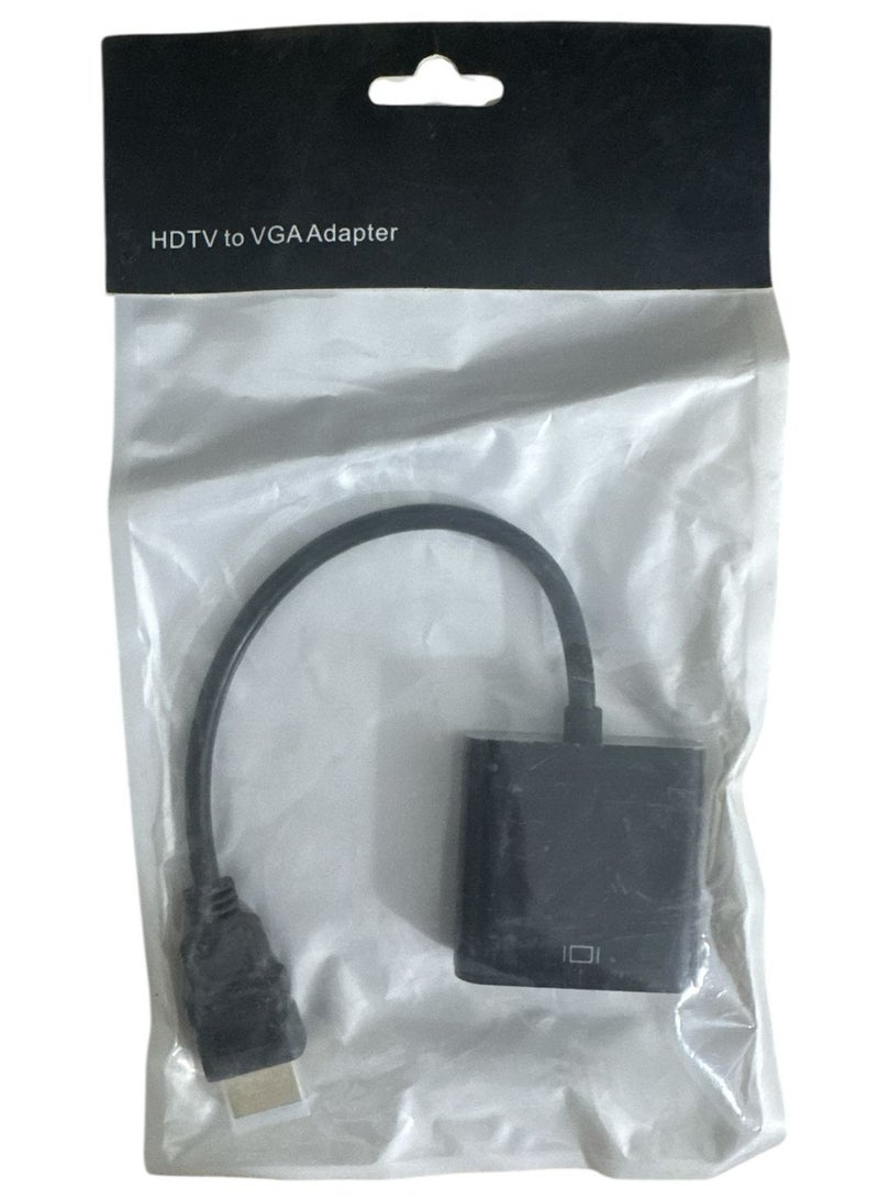 coverter hdmi to vga black - Image 1