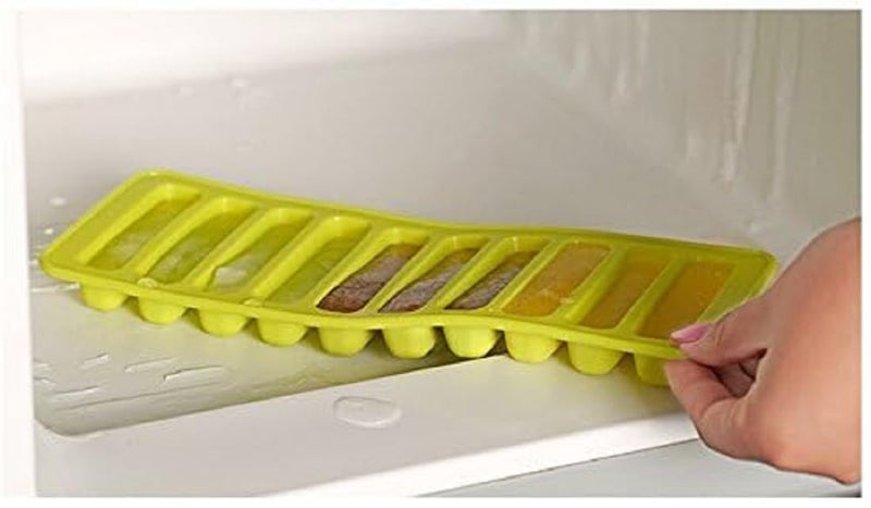 JANNYRO JANNYRO Silicone Ice Cube Tray Mould for Water Bottle Silicone Small Rectangle Shapes iceCube Tray for Water Bottle Freezer Cocktail Whiskey Coffee Fruit Juice for Water Bottle Tray  - Image 2