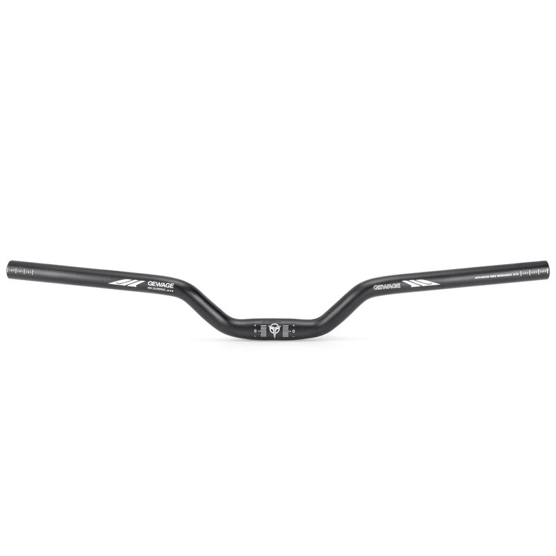 254 Bike Handlebar  30mm 55mm 70mm 90mm120mm Riser Handlebar  620mm Aluminium Alloy Mountain Bike Bicycle Handlebars 25450mm Rise