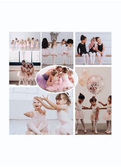 Perfectory School Uniform Tights for Girls Ballet Dance Footed Tight Ultra Soft-White  - Image 5