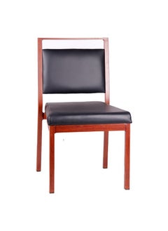 Micasa Elegant Design High Quality Armless Dining Chair Black and Brown 88.5 x 42 x 44 cm HM-M011 