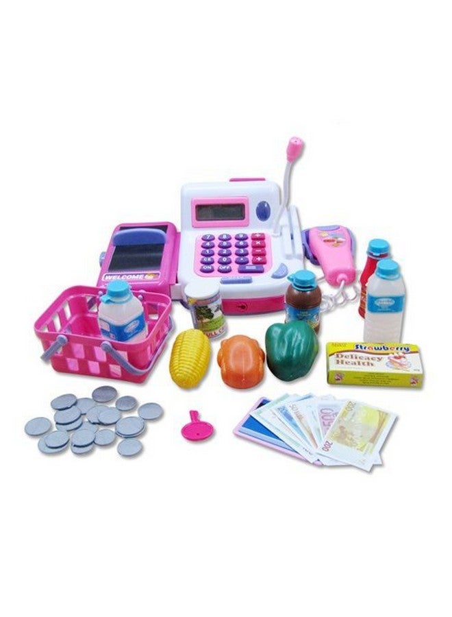 Mayatra'S Realistic Educational Cash Register Toy Supermarket Plastic Set ( Color May Vary,Multicolor ) - Image 1