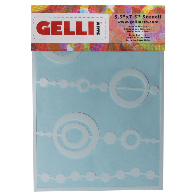 Gelli Arts Stencils Bead 5x7