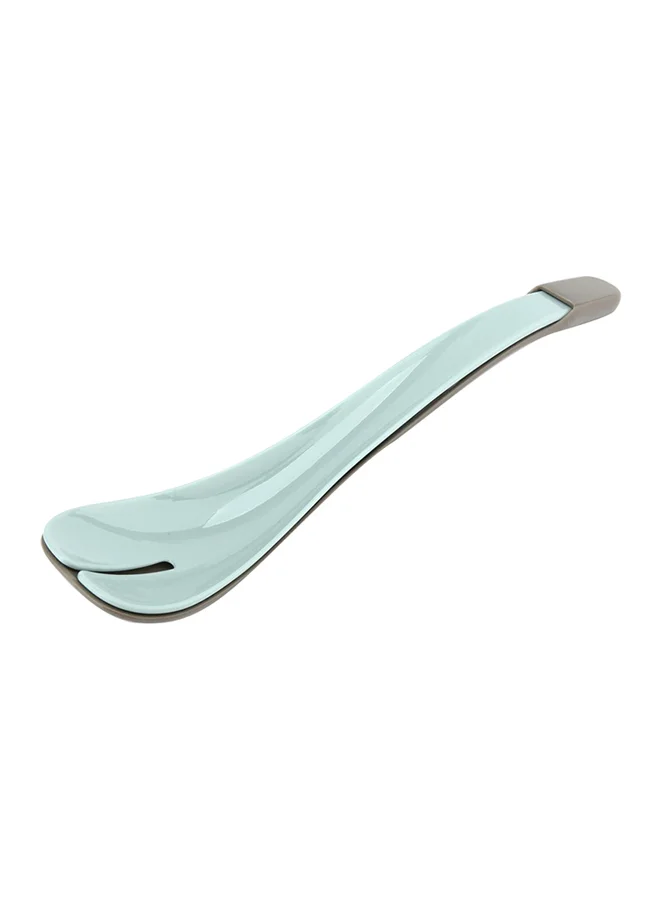 بارفيت ملقط سلطة متين عالي الجودة قابل للتكديس لون بيج وأزرق