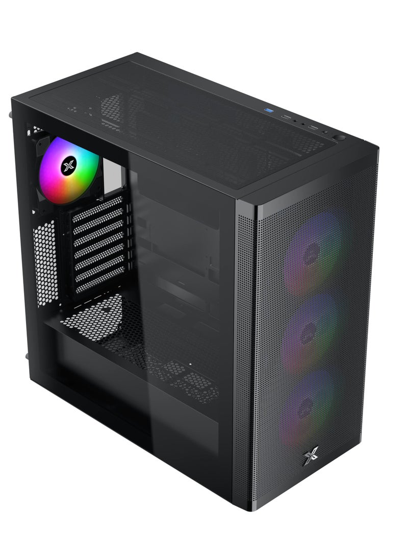 GCC GAMERS NOVA BLACK V7 Intel Gaming PC (Core I7 12700K, RTX 3060, 32GB RAM, 1TB SSD, WiFi Ready | Windows 11 Installed)  - Image 3
