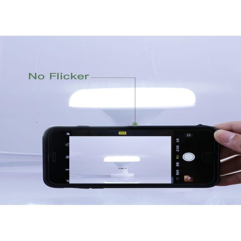 LED UFO light E27 screw base, household bedroom eye-protection bulb, energy-saving, ultra-bright indoor lighting, 50w, 2pcs - Image 2