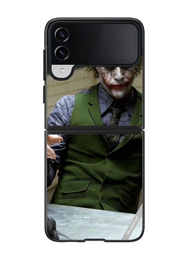 VR CREATIVE Protective Case Cover For Samsung Galaxy Z Flip4 Joker Design Multicolour - Image 1
