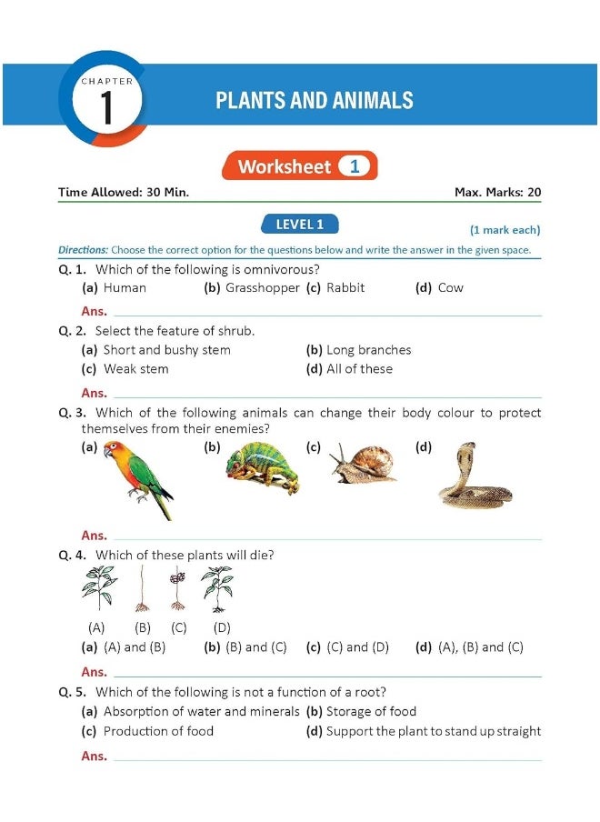 Oswaal One For All Olympiad Workbook Class 3 Science for 2024-25 Exam  - Image 4