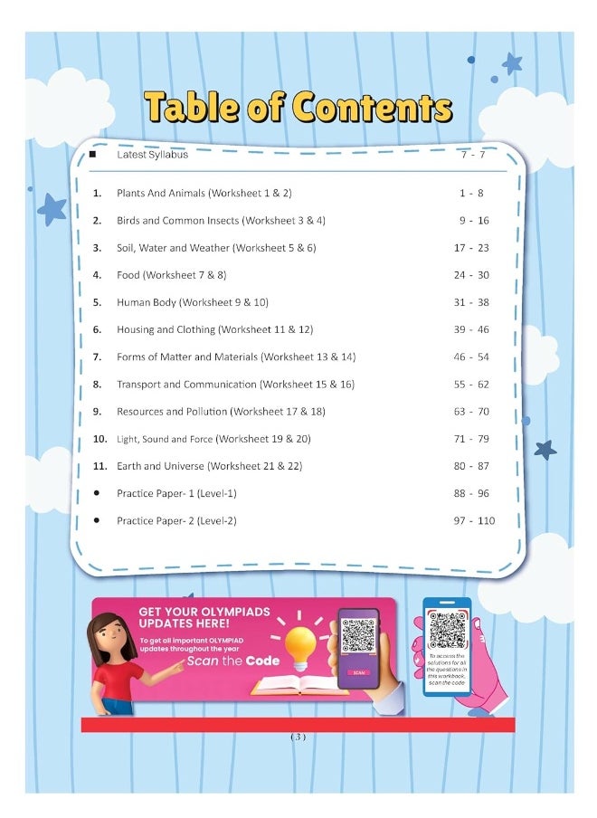 Oswaal One For All Olympiad Workbook Class 3 Science for 2024-25 Exam  - Image 5