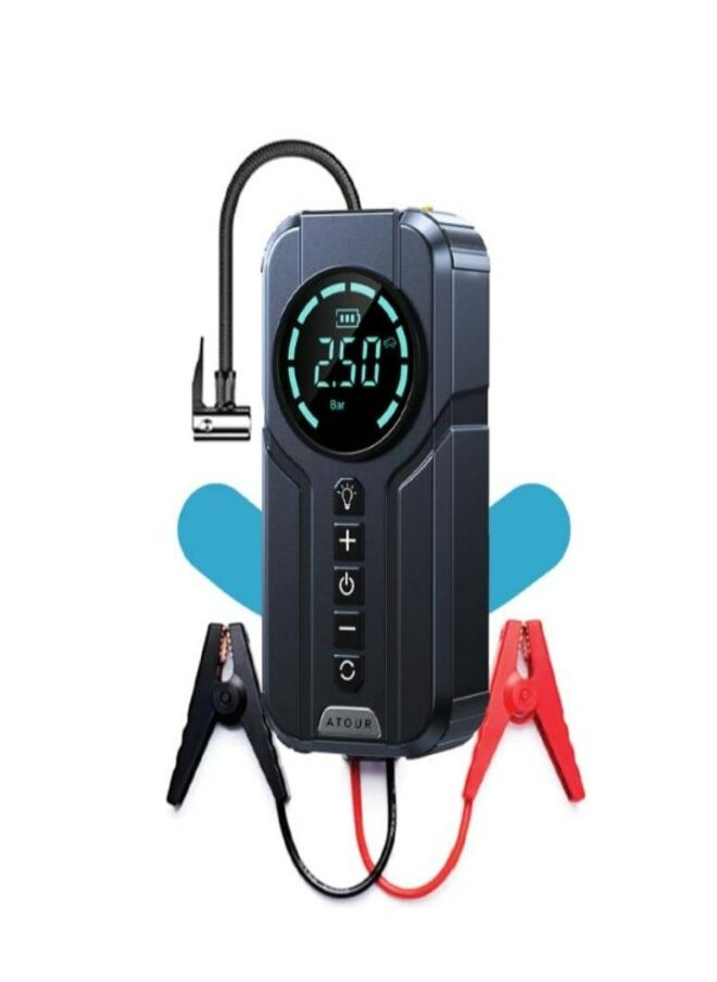 Generic Car Jump Starter Battery with Built-in Air Blower 