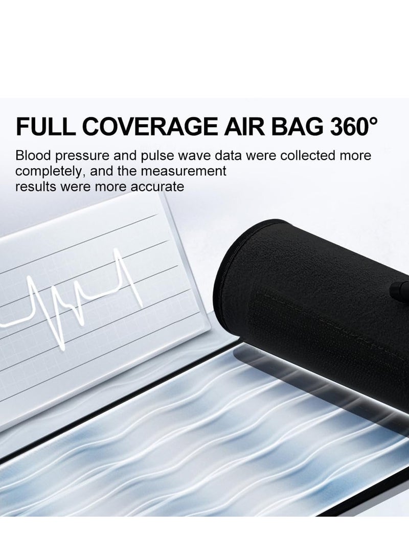 ABJ - Upper Arm Blood Pressure Monitor – Digital BP Machine with LED Display, One-Touch Operation, Adjustable Cuff, Dual-User Memory, Irregular Heartbeat Detection for Home Use - Image 1