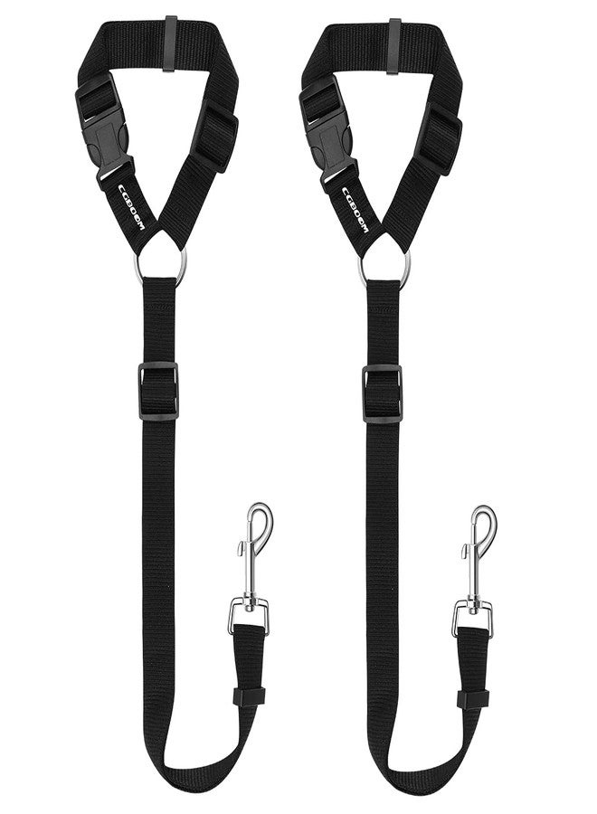 CGBOOM Dog Seat Belts, CGBOOM 2 Pack Dual Use Dog Car Seatbelts Harness Adjustable Car Headrest Restraint for Vehicle Nylon Pet Cat Dog Safety Leads Seat Belts for Large Medium Small Dogs - Image 1