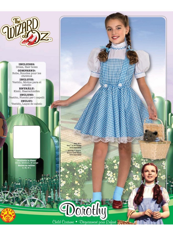 Rubies Girl's Wizard of Oz Deluxe Dorothy Costume Dress, Small - Image 2