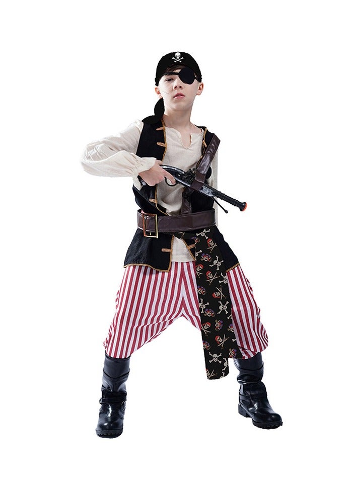 Halloween Kids Pirate Cosplay Costume Preschool Children Masquerade Costumes Carnival Party Stage Performance Dress Up - Image 1