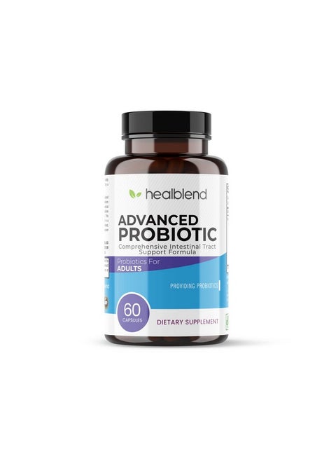 Advanced Probiotic Caps With De111 Bacillus Subtilis 7 Strains Probiotic Blends: Natural Intestinal Tract Support 115 Billion Cfu 60 Veg Caps