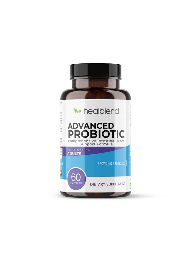 Advanced Probiotic Caps With De111 Bacillus Subtilis 7 Strains Probiotic Blends: Natural Intestinal Tract Support 115 Billion Cfu 60 Veg Caps