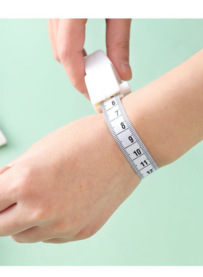 Generic Two-piece set Waist measuring tape, waist measuring tape, double sided scale body belt accurate head hip leg retractable measuring tape (single sided cm, 1 inch scale)  - Image 4