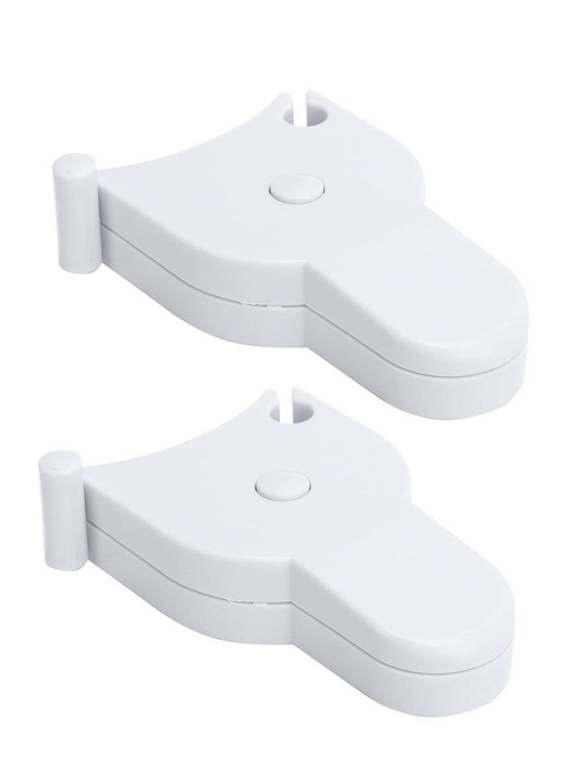 Generic Two-piece set Waist measuring tape, waist measuring tape, double sided scale body belt accurate head hip leg retractable measuring tape (single sided cm, 1 inch scale)  - Image 3