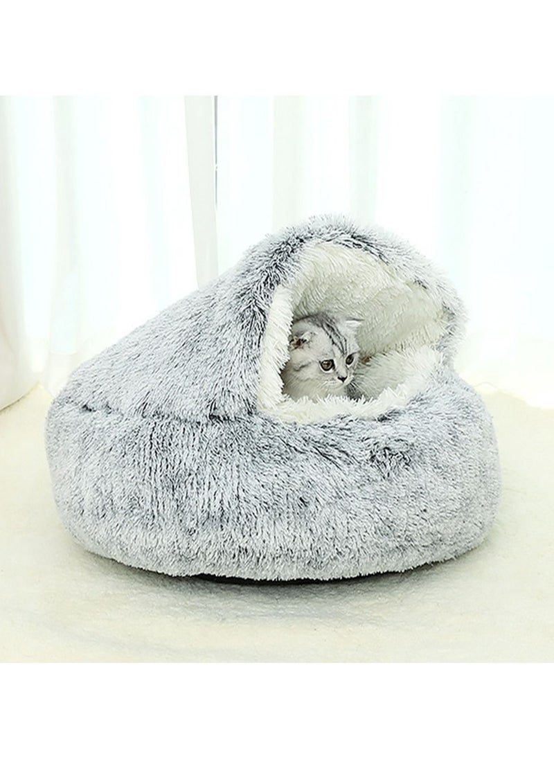 Semi-enclosed Long Plush Pet Bed - pzsku/ZE83336054381240D756DZ/45/_/1643693842/380ec616-3811-477c-afc2-af8aae365d5f