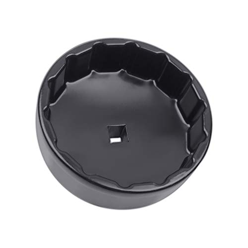 Ibetter 74mm 14 Flutes Oil Filter Wrench For Volkswagen, Mercedes Benz, VW, Audi, Porsche, Mazda, Sprinter And More - Also Fits Select Mobil1, Bosch, Mahle and Other Aftermarket Filters(Black) - Image 3