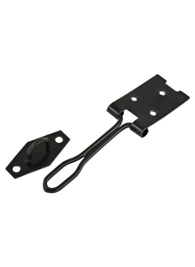 ROBUSTLINE Wire Hasp And Staple - Black 4 X 3 Cm - Image 3