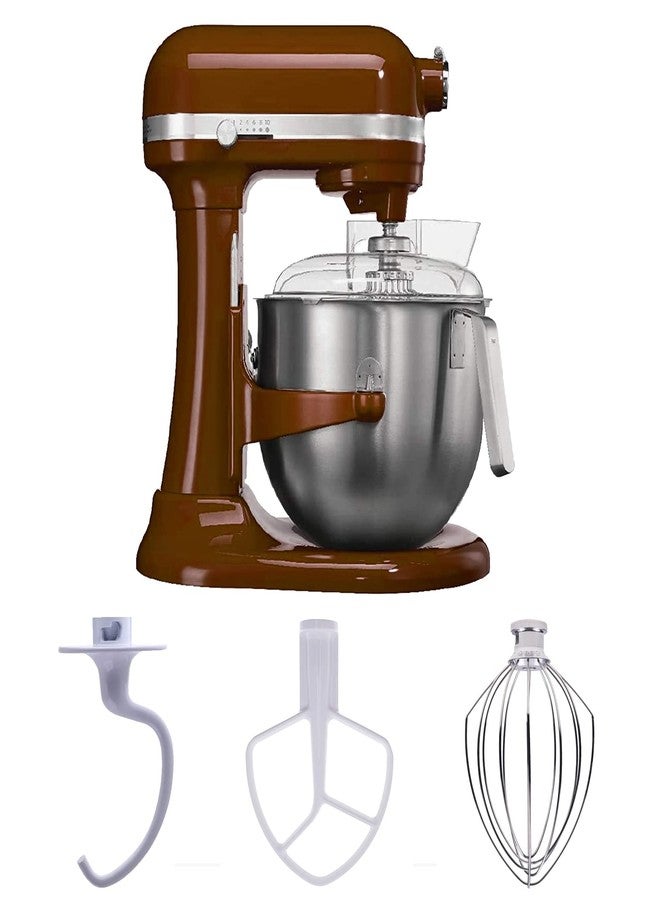 إلسون خطاف عجين ELSOON K5ADH، ومضرب مسطح K5AB، ومضرب سلكي K5AWW - 3 قطع بديلة لخلاط KitchenAid سعة 5 كوارت ذي وعاء قابل للرفع - Image 2