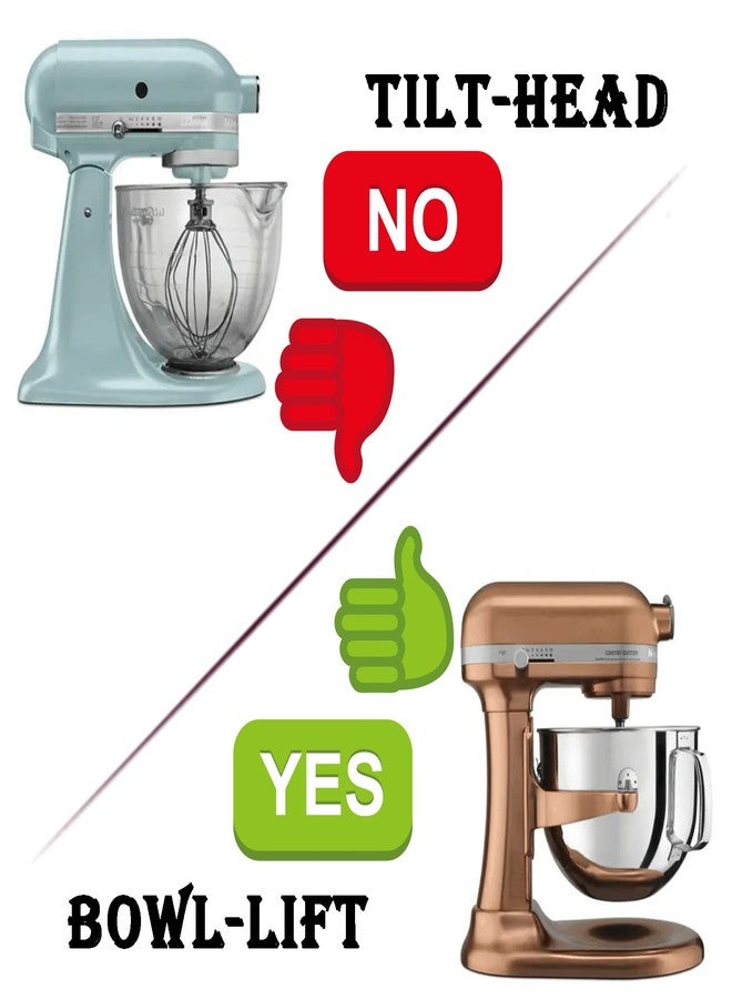 إلسون خطاف عجين ELSOON K5ADH، ومضرب مسطح K5AB، ومضرب سلكي K5AWW - 3 قطع بديلة لخلاط KitchenAid سعة 5 كوارت ذي وعاء قابل للرفع - Image 4