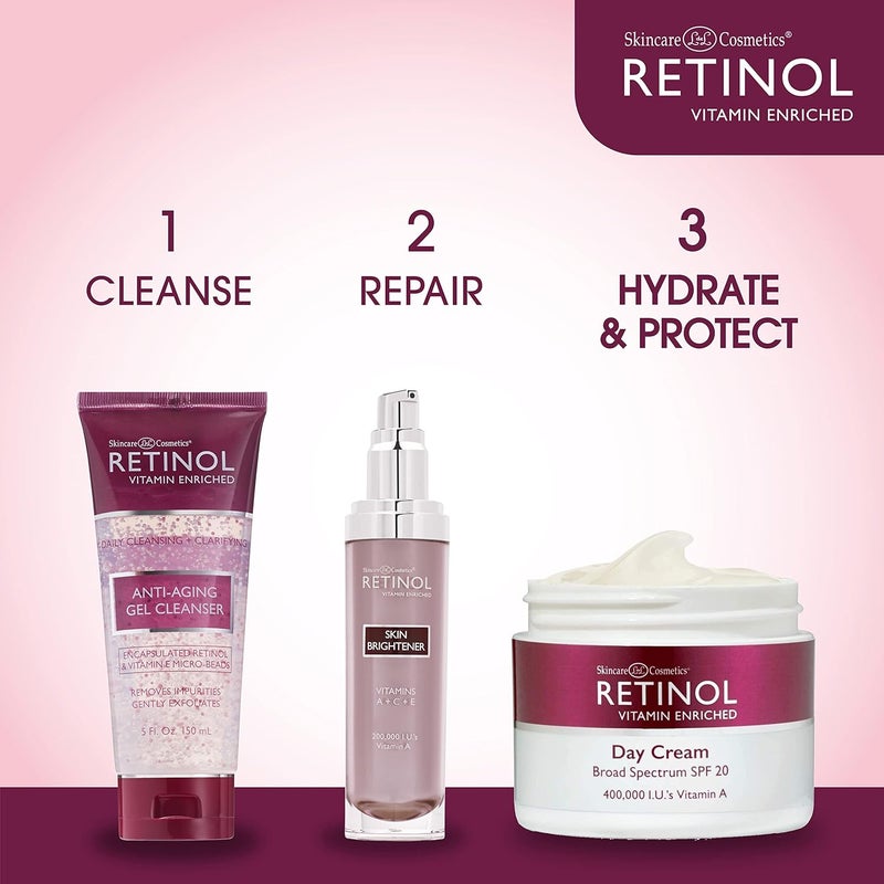 RETINOL كريم النهار من ليدل كوزمتيكس مع الريتينول و SPF 20 - 2.25 أونصة - Image 5