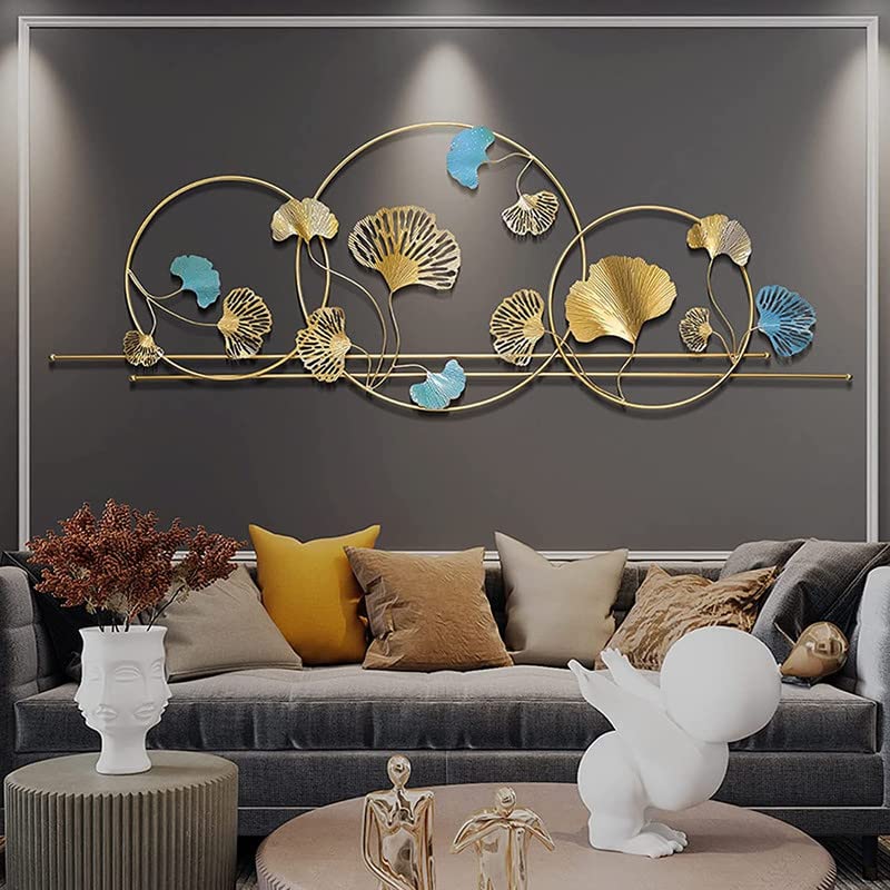 RHD RHD Metal wall art hangings Metal wall decore Easy handling Decoratvie item for living room dining roomhome office caf and for gift purpose 26X2X63 INCopper size 63 2 26 inches  - Image 2