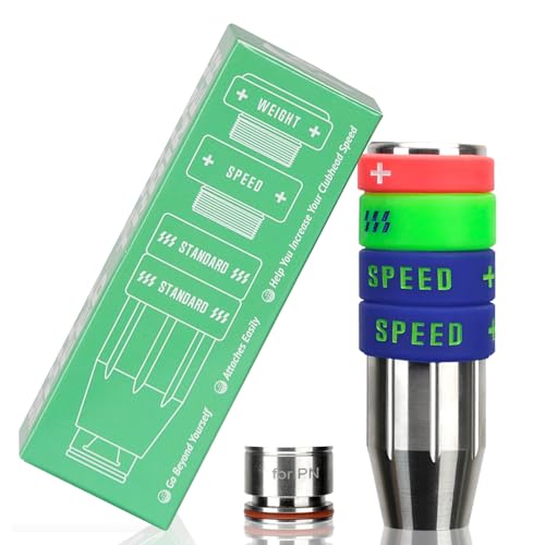 Big Crazy Golf Swing Speed Trainer Adjustable Golf Training Equipment Three Weight Configuration Options Golf Tempo Training Aids Connect Your Golf Clubs for Ping - Image 1