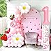Corabsar Strawberry Balloons Berry First Birthday Decor 40 Inch Mylar Pink One Balloons Strawberry Balloon for Strawberry 1st Birthday Decorations Berry First Birthday Balloons Party Decorations - Image 4