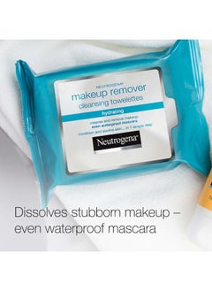 Neutrogena Makeup Remover Cleansing Towelettes, Daily Face Wipes to Remove Dirt, Oil, Makeup & Waterproof Mascara, 25 ct. (Pack of 3)  - Image 2