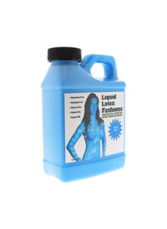 Liquid Latex Fashions Ammonia Free Natural Face Paint For Kids And Adults Ideal For Artwork Party School Plays Cosplays And Concerts Neon Blue 8 Oz  - Image 2