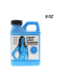 Liquid Latex Fashions Ammonia Free Natural Face Paint For Kids And Adults Ideal For Artwork Party School Plays Cosplays And Concerts Neon Blue 8 Oz  - Image 4