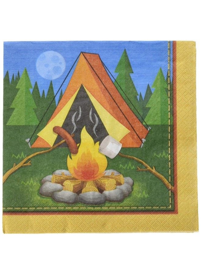 CREATIVE CONVERTING 329314 Camp Out Luncheon Napkins Party Supplies One Size Multicolor  - Image 2