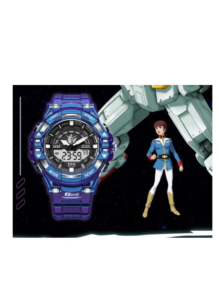 ZGO ساعة إلكترونية رياضية متعددة الوظائف هدية طلابية مقاومة للماء مع علامة تجارية مشتركة - Image 4