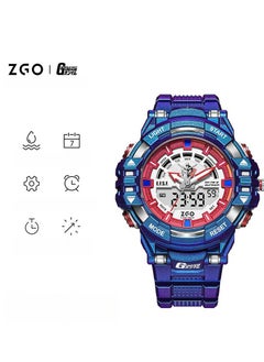 ZGO Co Branded Student Gift Waterproof Night Light Multifunctional Sports Electronic Watch  - Image 1
