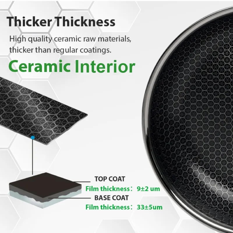 Jecrina مقلاة جيكرينا مسطحة من الفولاذ المقاوم للصدأ غير لاصقة بطلاء خالي من PFOA مقلاة بايلا للمأكولات البحرية 28 سم - Image 3